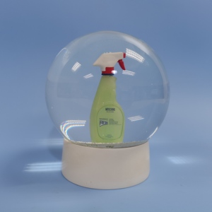 OEM Quả Cầu Tuyết MOSCHINO Nước Hoa Thủy Tinh Bóng Nước Lưu Niệm - Product Image 4