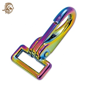 Deri zanaat donanım karabina kanca toka için 25mm çinko alaşım kare klip kopça toka - Product Image 3