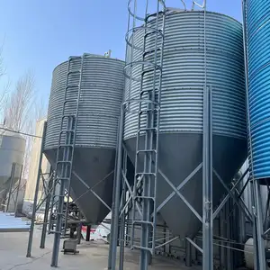 Silo de acero galvanizado para almacenamiento de cereales agrícolas de buena calidad