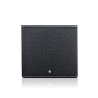 MORIN Audio AS-18 Amplificateur Subwoofer alimenté 2400 Watts Active Passive Front Firing Speaker
