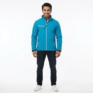 Veste Softshell Homme Coupe-Vent Imperméable Respirante Unie Personnalisable – Idéale pour l'Hiver 2026 – Vente en Gros - Product Image 1