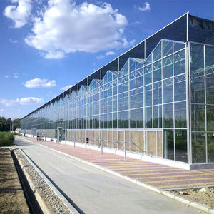 Grand système hydroponique Venlo Glass Green House Invernadero pour <span class=keywords><strong>tomates</strong></span>, laitues, <span class=keywords><strong>serres</strong></span> agricoles aquaponiques Smart Farm - Product Image 5
