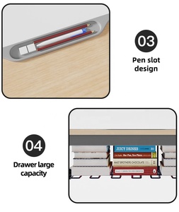 Singolo studente scrivania regolabile in altezza con sedia Heavy Duty telaio in metallo per scuola a casa studio - Product Image 5