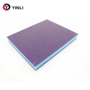 Bloc de ponçage <span class=keywords><strong>à</strong></span> grains grossiers, moyens et fins pour le travail du bois, les cloisons sèches, le métal, <span class=keywords><strong>éponge</strong></span> lavable et réutilisable pour l'élimination de la rouille et le polissage - Product Image 6
