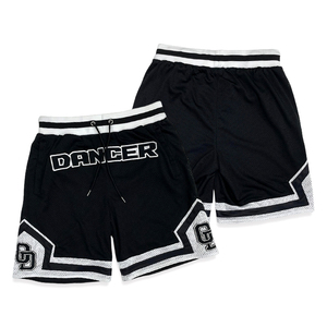 Pantalones cortos deportivos de secado rápido de malla transpirable con estampado de talla grande Unisex de verano, pantalones cortos de baloncesto personalizados, 100% poliéster - Product Image 1