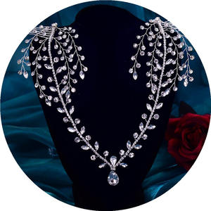 Genya püskül alın gelin dekorasyon Hairband kadınlar balo Pageant başlığı saç aksesuarları - Product Image 4