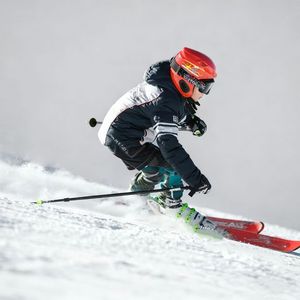 Bâtons <span class=keywords><strong>de</strong></span> <span class=keywords><strong>ski</strong></span> alpins télescopiques d'extérieur en alliage magnésium-aluminium, bâtons <span class=keywords><strong>de</strong></span> marche multifonctionnels amortisseurs avec poignée EVA, 115 cm - Product Image 2