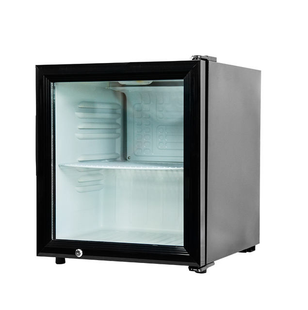 SC52 Counter Top Beverage Display Cooler with Glass Door Compressor Cool Climate for Hotels Minibars Energy Drink Bar Cooler