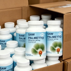 Cápsulas de Extracto de Saw Palmetto Herbal OEM al por Mayor de Fábrica, Suplementos para la Próstata para Hombres, Suplemento Dietético, Cápsulas de Saw Palmetto - Product Image 4