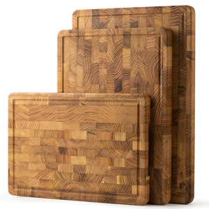 Tabla de cortar cuadrada y rectangular de <span class=keywords><strong>madera</strong></span> maciza engrosada para uso doméstico en la cocina - Product Image 5