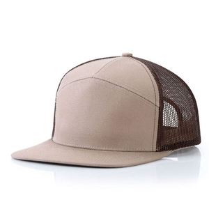 Gorra Trucker de Malla Richardson 168 de 5 Paneles con Visera Plana, de Alta Calidad, al por Mayor, Lisa, Casual, para Exteriores y Moda - Product Image 3