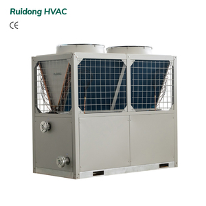 विश्वसनीय 60kw से 150kw hwwk सिस्टम औद्योगिक एयर कूल्ड चिलर R410a रेफ्रिजरेटर स्वचालित गर्मी पंप रिमोट कंट्रोल