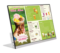Panel de Visualización Publicitario con Sistema Android de 21.5/23.8/27 Pulgadas, 700 Nits, para Menús de Escritorio, Venta Directa de Fábrica