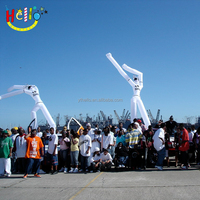 Body dance gonflable pour hommes, avec souffleur/trotteur, volants éoliens