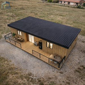 Casa Prefabricada de Lujo de Estilo Contemporáneo, Villa de Contenedor Habitacional de Estructura de Acero Ligero de 2 a 4 Dormitorios, Casa Pequeña - Product Image 2