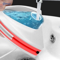 Outil de nettoyage magnétique puissant double face de luxe en gros Modèle d'injection d'eau de raclette double face pour le verre 15-26mm