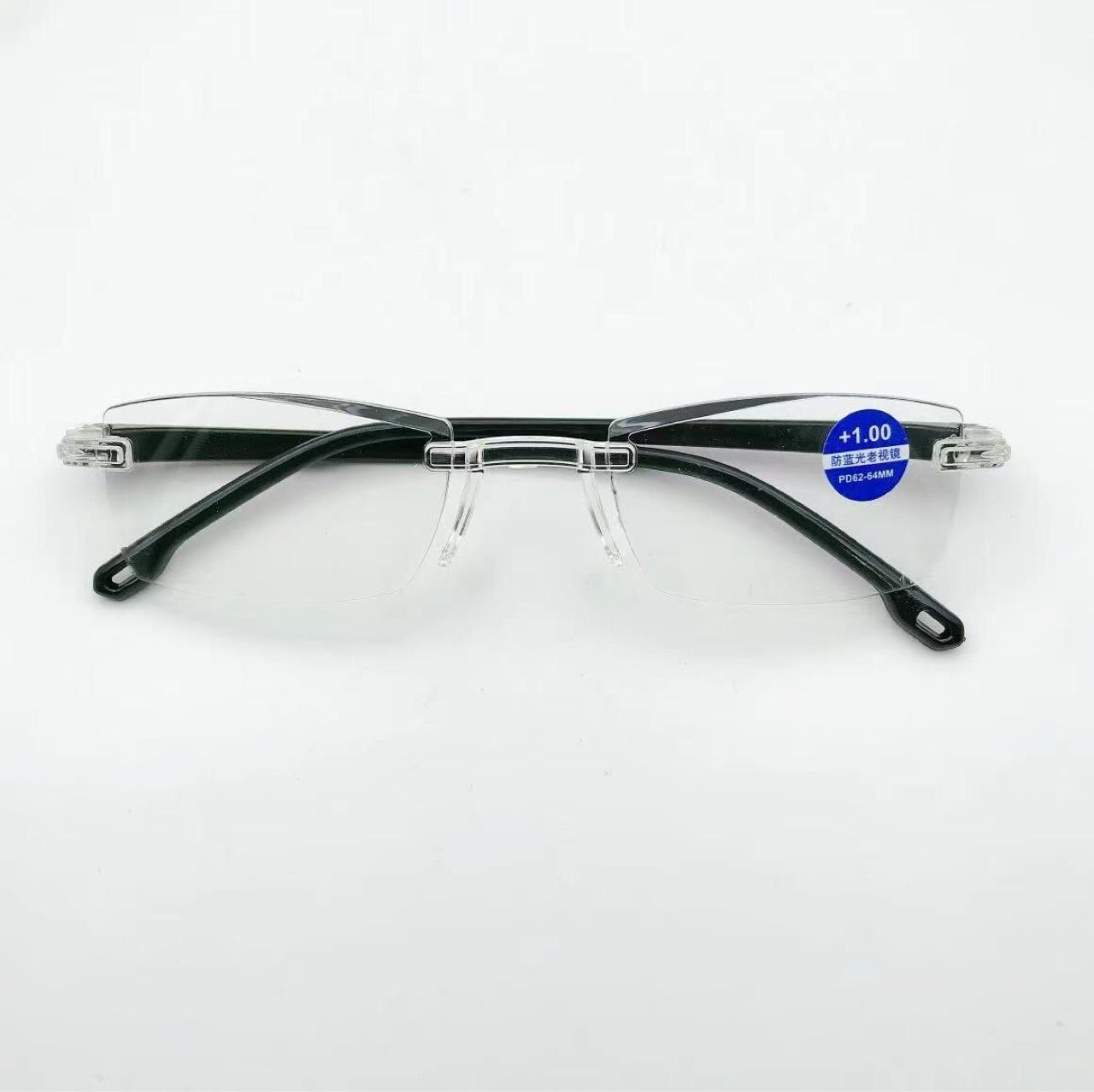 Unisex Anti-Blue Light Presbyopia Glasses Auto-Adjust Degree Clear PC Frame Multi-focal Senile Reading Glasses for Men Women