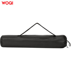 Silla plegable ligera para acampar al aire libre Woqi, silla de playa con portavasos y bolsillos de almacenamiento, color negro - Product Image 5