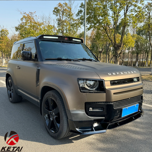 Para <span class=keywords><strong>Land</strong></span> -<span class=keywords><strong>Rover</strong></span> New Defender, parachoques delantero de estilo <span class=keywords><strong>Mansory</strong></span> negro brillante, divisor de labios de parachoques delantero de coche - Product Image 5