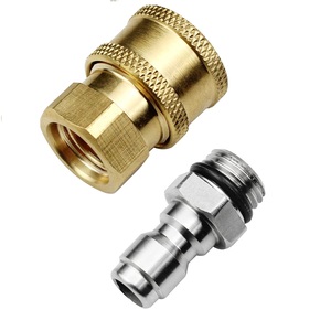 Accesorios de arandela de presión de conector rápido, conector de rosca hembra M14 y conector macho de latón, presión de 1/4" - Product Image 1
