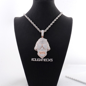 Bijoux Hip Hop Personnalisés en Argent Sterling 925, Pendentif Jésus <span class=keywords><strong>Messie</strong></span> Chrétien Serti de Moissanite VVS, Chaînes Certifiées IGI - Product Image 5