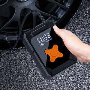 Gonfleur d'<span class=keywords><strong>air</strong></span> sans fil portable, <span class=keywords><strong>pompe</strong></span> électrique à affichage numérique pour pneus de vélo et de voiture - Product Image 5