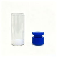 Flacon pompe sans air en plastique 50ml/80ml/110ml rechargeable, anti-fuite, portable, sérigraphie, pour sérum, lotion, crème visage, voyage