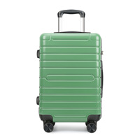 Nouvelle valise de voyage à main ABS à la mode légère et silencieuse Spinner Wheels TSA Lock Résistant à l'usure PC Password Trolley Case
