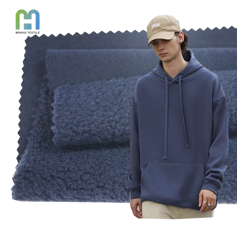 Xuất Khẩu Toàn Cầu Kinh nghiệm 20 Cotton 80 Polyester Pháp Terry Micro Lông Cừu Áo Khoác Cho Hoddies Phụ Nữ