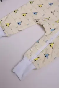 Tùy Biến OEM ODM Dịch Vụ Chất Lượng Cao Mùa Hè Phong Cách Giản Dị Jumpsuit Dài Tay Áo Bé Đồ Ngủ Cotton Toddler Rompers