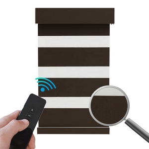 Indoor Motorized zebra <strong>Blinds</strong> <strong>Stick</strong> <strong>on</strong> zebra <strong>Blind</strong> 38mm Heavy Duty zebra <strong>Blind</strong> Mechanism - Product Image 4