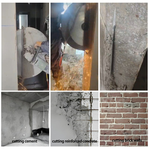 Lame de scie diamantée pour béton à revêtement en titane soudée au laser à haute efficacité 450 mm 18 pouces pour route en béton asphalte pont - Product Image 5