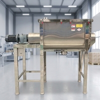 Mélangeur de poudre alimentaire, mélangeur de poudre sèche, machine à mélanger les épices, acier inoxydable, industriel, 50 kg, 600 kg, machine à mélanger