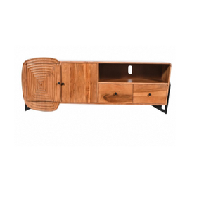Modern <b>TV</b> Unit Stylish Wooden Entertainment Center for Living Room Elegant Storage Design Space Saving Furniture for Home - Product Image 2