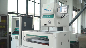 เครื่องตัดลวดด้วยไฟฟ้า CNC PLC มอเตอร์ความเร็วปานกลางความแม่นยำสูง รุ่น PS45C ได้รับการรับรองมาตรฐาน ISO CE แรงดันไฟฟ้า 380V - Product Image 2