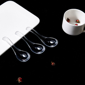 Rõ ràng nhựa dùng một lần sữa chua bánh tráng miệng Muỗng cho các bên - Product Image 4