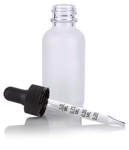 Venta al por mayor 18-400 20-400 22-400 24-400 bombilla de caucho de nitrilo o silicona gotero de vidrio de medición grabado para botella de vidrio Boston - Product Image 3