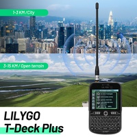 LILYGO T-Deck Plus Lora Mesh Radio avec ESP32-S3 GPS LoRaWAN pour Meshtastic Pocket Tracker Node