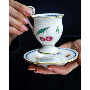 Service à café et thé en métal Richard Ginori Andria, 600 ml, avec soucoupes, pour fêtes et hôtels – Collection Luxe Italien - Product Image 3