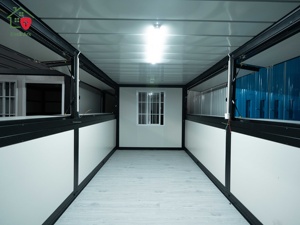 Casa Contenedor Prefabricada Impermeable con Paneles Sándwich Plegables, Oficina Portátil Plegable/Tienda Emergente/Quiosco de Cafetería - Product Image 3