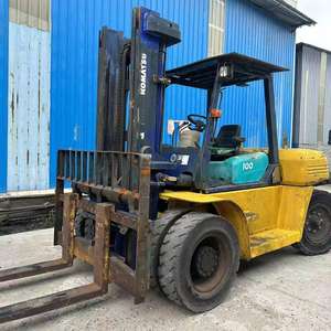 Le chariot élévateur de moteur diesel de KOMATSU de 10 tonnes a employé la bonne condition de travail Offre Spéciale comprenant la combustion interne de pompe de composants de noyau - Product Image 2