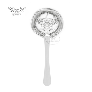 Colador de cóctel de acero inoxidable 18/8 con diseño de <span class=keywords><strong>mariposa</strong></span>, Hawthorne colador, accesorios de barra, colador de filtro de hielo para bebidas de camarero - Product Image 1