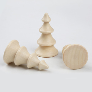 Figura de madera natural para árbol de Navidad, bricolaje, para niños, decoración del hogar, juguete ecológico de mesa D007 - Product Image 1
