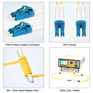 Kabel Patch Fiber Optik OM5 LC UPC ke LC UPC Duplex 50/125 2.0mm LSZH 1M untuk Pusat Data SWDM 400G - Product Image 4