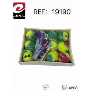 Palline da tennis per cani MNJ, 6 pezzi, giocattoli colorati per animali domestici per gioco e allenamento - Product Image 3