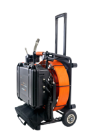 AMJET R22-MAX 360 °   Caméra d'inspection de plomberie 1080P Full HD en acier inoxydable pour l'inspection des canalisations
