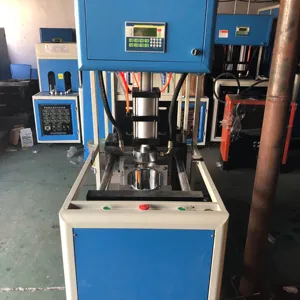 China Leverancier 1 Holte 5 Liter Fles Semi-Automatische Huisdier Blaasmachine Stretch Blaasmachine
