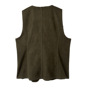 Chaleco <span class=keywords><strong>de</strong></span> ante <span class=keywords><strong>para</strong></span> <span class=keywords><strong>mujer</strong></span> personalizado ODM fabricante 2025 moda Top verde cuello redondo chaleco <span class=keywords><strong>trabajo</strong></span> Oficina elegante Retro Chaleco <span class=keywords><strong>de</strong></span> terciopelo - Product Image 2