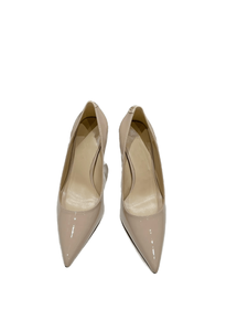 Jimmy, Chaussures à talons hauts tendance pour femmes, en cuir verni brillant, avec accents métalliques sur le talon, fines <span class=keywords><strong>et</strong></span> délicates, Chooing - Product Image 1