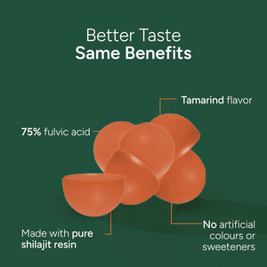 Gummy au Shilajit Doré Personnalisé 10 en 1, Complément Alimentaire en Fibres, Extrait Pur et Biologique de Résine de Shilajit de l'Himalaya - Product Image 3